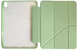 Чехол для планшета Smart Case Clear с местом под стилус для Apple iPad Air 4 10.9, Air 5 10.9 Light Green - фото Чехол для планшета Smart Case Clear с местом под стилус для Apple iPad Air 4 10.9, Air 5 10.9 Light Green