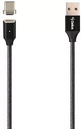 Кабель Gelius Pro Magenta Transfer USB-A - Type-C 12w 2.4a 1м cable Black (GP-MC-03c) - фото Кабель Gelius Pro Magenta Transfer USB-A - Type-C 12w 2.4a 1м cable Black (GP-MC-03c)
