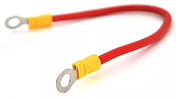 Перемичка для АКБ EasyLife 250мм 6мм² (6.3мм² внутр. диаметр) под болт М6 для аккумуляторов красная