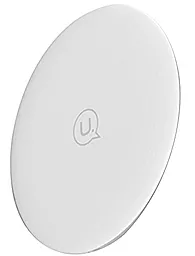 Беспроводное (индукционное) зарядное устройство быстрой QI зарядки Usams Wireless Fast Charging 10W Pad US-CD24 White - миниатюра 2