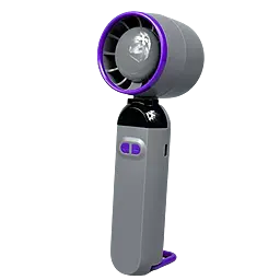 Портативний вентилятор NICHOSI Turbo F85 з акумулятором, 5 швидкостей, 18см Grey - фото Портативний вентилятор NICHOSI Turbo F85 з акумулятором, 5 швидкостей, 18см Grey