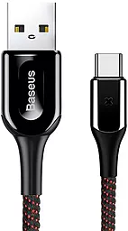 Кабель USB Baseus X-Type Light 3A USB Type-C Cable Black (CATXD-A01)
