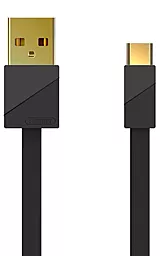 Кабель Remax Gold Plating QC USB-A - Type-C 15w 3a 1м cable Black - фото Кабель Remax Gold Plating QC USB-A - Type-C 15w 3a 1м cable Black