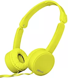 Наушники Trust Nano Foldable Headphones Yellow (23106)