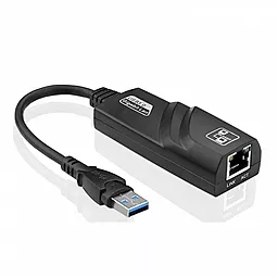 Сетевая карта EasyLife USB-A 3.0 - RJ45 Ethernet Adapter Black