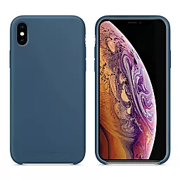 Чехол MAKE Silicone Case Apple iPhone XS Max Blue (MCS-AIXSMBL)