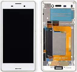 Дисплей Sony Xperia M4 Aqua (E2303, E2306, E2312, E2333, E2353, E2363) з тачскріном і рамкою, оригінал, White - фото Дисплей Sony Xperia M4 Aqua (E2303, E2306, E2312, E2333, E2353, E2363) з тачскріном і рамкою, оригінал, White