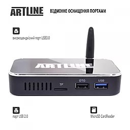 Смарт приставка Artline TvBox KMX3 - миниатюра 3 Смарт приставка Artline TvBox KMX3 - миниатюра 3