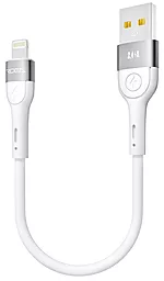 Кабель Ridea RC-XS51 X-Silicone USB-A - Lightning 12w 2.4a 0.25м cable White - фото Кабель Ridea RC-XS51 X-Silicone USB-A - Lightning 12w 2.4a 0.25м cable White