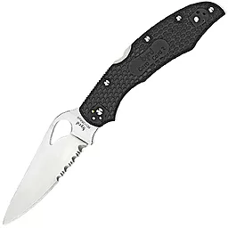 Ніж Spyderco Byrd Cara Cara 2 FRN (BY03PSBK2) Чорний полусерейтор - фото Ніж Spyderco Byrd Cara Cara 2 FRN (BY03PSBK2) Чорний полусерейтор