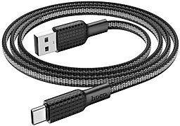 Кабель Hoco X69 Jaeger USB-A - Type-C 15w 3a 1м cable Black/White - миниатюра 3 Кабель Hoco X69 Jaeger USB-A - Type-C 15w 3a 1м cable Black/White - миниатюра 3