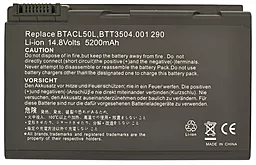 Аккумулятор для ноутбука Acer BATCL50L Aspire 9120 / 14.8V 5200mAh / Black - миниатюра 2