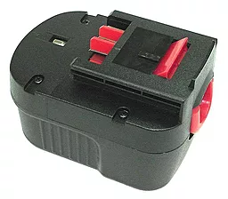 Аккумулятор для шуруповерта Black&Decker A12 12V 2Ah Ni-Cd Черный