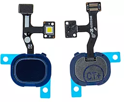 Шлейф Samsung Galaxy M31 M315F (GH96-13405A) со сканером отпечатка пальца Blue - фото Шлейф Samsung Galaxy M31 M315F (GH96-13405A) со сканером отпечатка пальца Blue