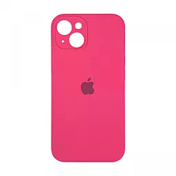 Чохол Silicone Case Full Camera для Apple IPhone 13 Hot Pink
