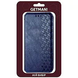 Чехол GETMAN Cubic (PU) для Samsung Galaxy A23 4G Синий - миниатюра 6