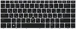 Клавіатура для ноутбуку HP EliteBook Folio 9470M 9480M series підсвітка клавіш 702843 чорна