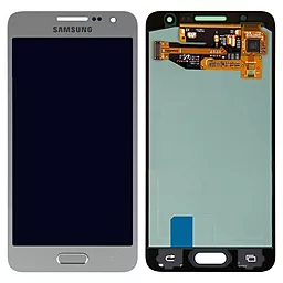 Дисплей Samsung Galaxy A3 A300 2015 с тачскрином, оригинал, Silver - фото Дисплей Samsung Galaxy A3 A300 2015 с тачскрином, оригинал, Silver