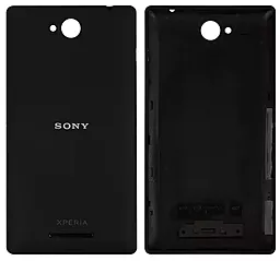 Задняя крышка корпуса Sony Xperia C Dual Sim C2304 / C2305 Original Black