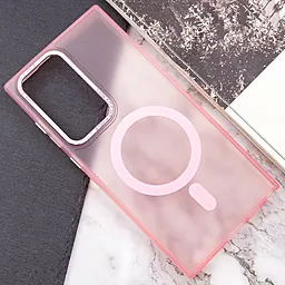 Чехол Epik TPU Lyon frosted with MagSafe для Samsung Galaxy S23 Ultra Pink - миниатюра 4