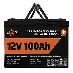 Аккумуляторная батарея Logicpower 12V 100Ah 1280Wh Smart BMS 100А LiFePO4 (LP20197) - миниатюра 2
