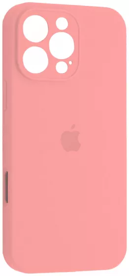Чехол Silicone Case Full Camera для Apple iPhone 16 Pro Light Pink - фото 1