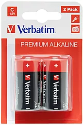 Батарейки Verbatim Alkaline C (R14) 2шт (49922) 1.5 V