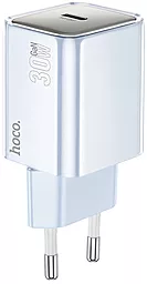 Сетевое зарядное устройство Hoco N47 Glorious 30w PD USB-C fast charger blue