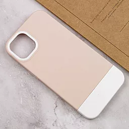 Чехол Epik TPU+PC Bichromatic для Apple iPhone 12 Pro Max (6.7")  Grey-beige / White - миниатюра 4