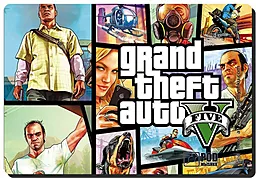 Коврик Podmyshku GAME GTA 5 -1-М - фото Коврик Podmyshku GAME GTA 5 -1-М