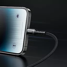 Кабель McDodo USB Type-C - Lightning 36w 3a 1м PD сable Black (CA-5631) - миниатюра 6 Кабель McDodo USB Type-C - Lightning 36w 3a 1м PD сable Black (CA-5631) - миниатюра 6