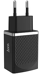 Сетевое зарядное устройство с быстрой зарядкой Hoco C42A Vast power 1USB 3.0A Black - миниатюра 4