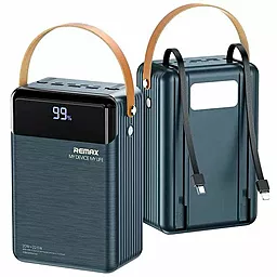 Повербанк Remax RPP-566 Lesu II 80000 mAh 22.5W Grey - фото Повербанк Remax RPP-566 Lesu II 80000 mAh 22.5W Grey