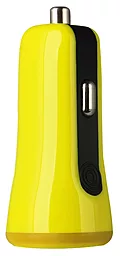 Автомобільний зарядний пристрій Baseus 2USB Car charger 2.1A Yellow (Tiny)