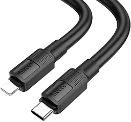 Кабель Hoco X84 USB Type-C - Lightning 20w 3a 1м PD сable Black - фото Кабель Hoco X84 USB Type-C - Lightning 20w 3a 1м PD сable Black