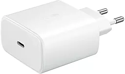 Сетевое зарядное устройство с быстрой зарядкой Samsung 45w PD USB-C Original charger white (EP-TA845XBEGCN) - фото Сетевое зарядное устройство с быстрой зарядкой Samsung 45w PD USB-C Original charger white (EP-TA845XBEGCN)