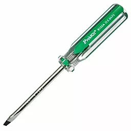 Отвёртка Pro'sKit шлицевая 89102A, SL 5 мм, 75 мм - фото Отвёртка Pro'sKit шлицевая 89102A, SL 5 мм, 75 мм