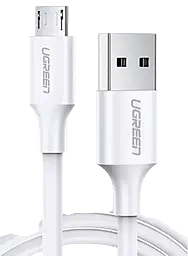 Кабель UGreen US289 Nickel Plating USB-A - micro USB 10w 0.5м cable White (60140) - фото Кабель UGreen US289 Nickel Plating USB-A - micro USB 10w 0.5м cable White (60140)