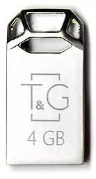 Флешка T&G 4GB 110 Metal Series Silver (TG110-4G) - фото Флешка T&G 4GB 110 Metal Series Silver (TG110-4G)