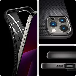 Чехол Spigen Liquid Air Apple iPhone 13 Pro Matte Black (ACS03258) - миниатюра 5