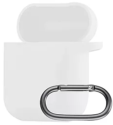 Силиконовый чехол 1.2 мм для AirPods 1/2/Hoco ES39, EW25, EW02 Plus, EW74 White - фото Силиконовый чехол 1.2 мм для AirPods 1/2/Hoco ES39, EW25, EW02 Plus, EW74 White