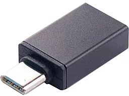 OTG-переходник Dengos Adapter USB to Type-C Black - фото OTG-переходник Dengos Adapter USB to Type-C Black