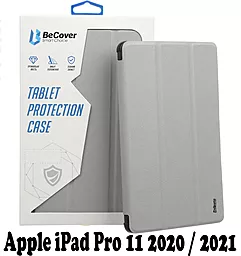 Чехол для планшета BeCover для Apple iPad Air 10.9" 2020, 2022, iPad Pro 11" 2018, 2020, 2021, 2022 Gray (707512) - фото Чехол для планшета BeCover для Apple iPad Air 10.9" 2020, 2022, iPad Pro 11" 2018, 2020, 2021, 2022 Gray (707512)