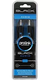 Аудіо кабель Prolink AUX mini Jack 3.5mm M/M Cable 0.5 м black (PB105-0050) - мініатюра 4
