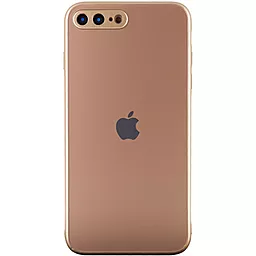 Чохол Epik TPU+Glass Matte Candy Full camera Apple iPhone 7 plus, 8 plus Gold