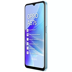 Смартфон Oppo A57s 4/64GB Sky Blue (OFCPH2385_BLUE) - мініатюра 4