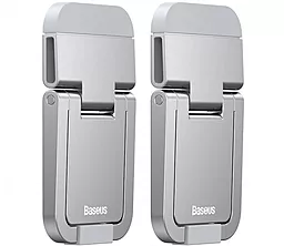 Подставка для ноутбука Baseus Slim Laptop Kickstand Silver LUZC000012 - фото Подставка для ноутбука Baseus Slim Laptop Kickstand Silver LUZC000012