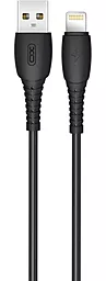 Кабель USB XO NB-P163 2.4A Lightning Cable Black
