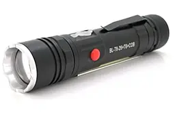 Фонарик аккумуляторный Bailong Police BL-T6-26+T6+COB (1x18650) - фото Фонарик аккумуляторный Bailong Police BL-T6-26+T6+COB (1x18650)