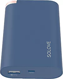 Повербанк Solove AirS 8000mAh External Normal edition Dark blue - миниатюра 5